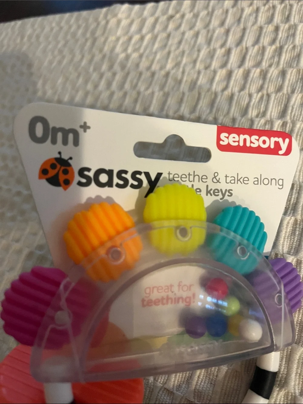 Sassy sensory teething